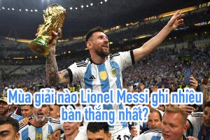 Mùa giải nào Lionel Messi ghi nhiều bàn thắng nhất?